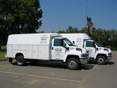 Exline Service Crew trucks - Exline, Inc.